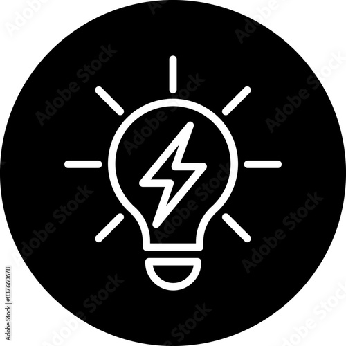 Neon Lamp Icon Style