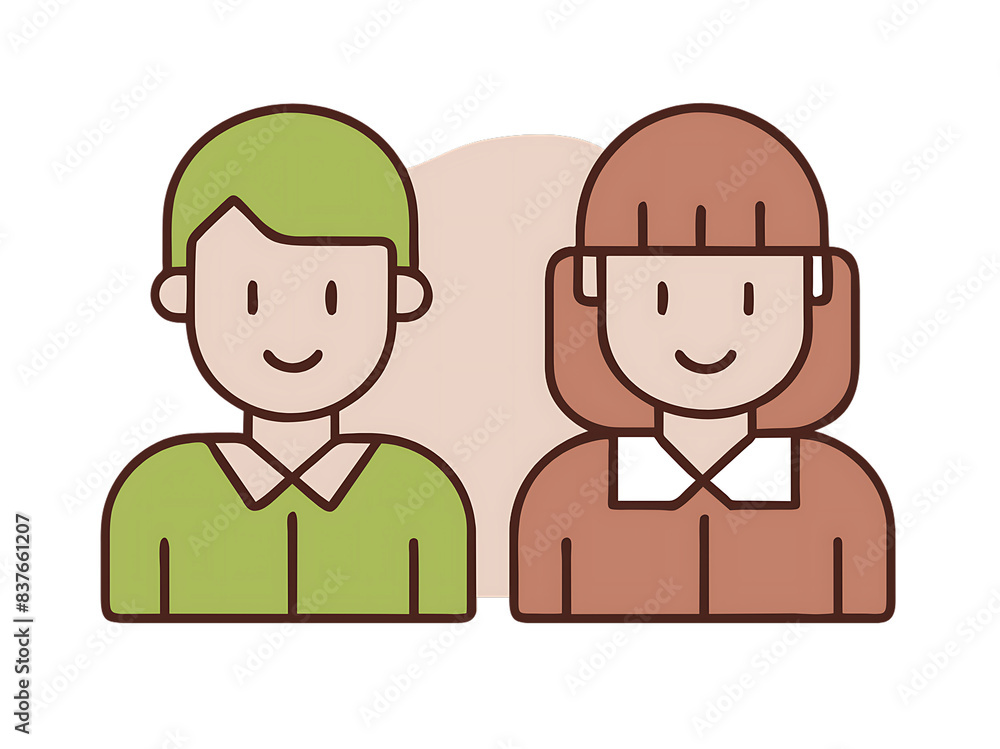 A vector illustration depicting male and female face silhouettes or icons, serving as avatars or profiles for unknown or anonymous individuals. The illustration portrays a man and a woman portrait.
A vector illustration depicting male and female face silhouettes or icons, serving as avatars or profiles for unknown or anonymous individuals. The illustration portrays a man and a woman portrait.