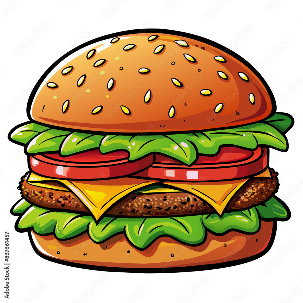 hamburger isolated on white hamburger isolated on white