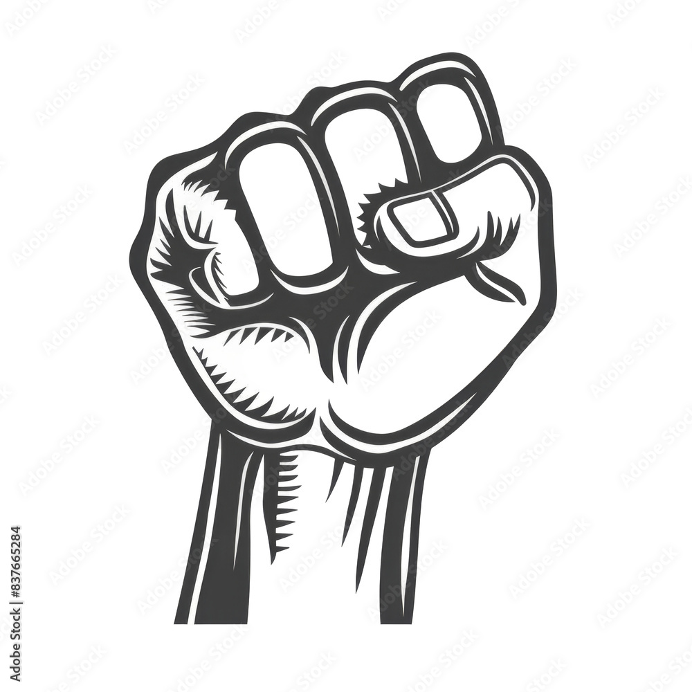 A fist icon on a transparent background for accurate di-cut purposes. A fist icon on a transparent background for accurate di-cut purposes.