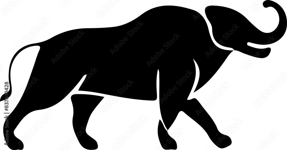 animal wild african Silhouettes Vector