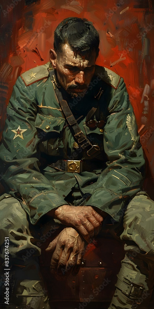 Portrait of a soldier Portrait of a soldier