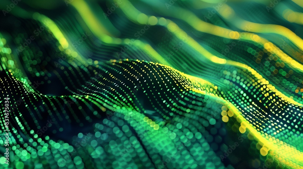 A close-up of a digital data wallpaper background, with cascading layers of hexadecimal code in vibrant green and yellow, set against a dark gradient, creating a sense of depth and movement. A close-up of a digital data wallpaper background, with cascading layers of hexadecimal code in vibrant green and yellow, set against a dark gradient, creating a sense of depth and movement.