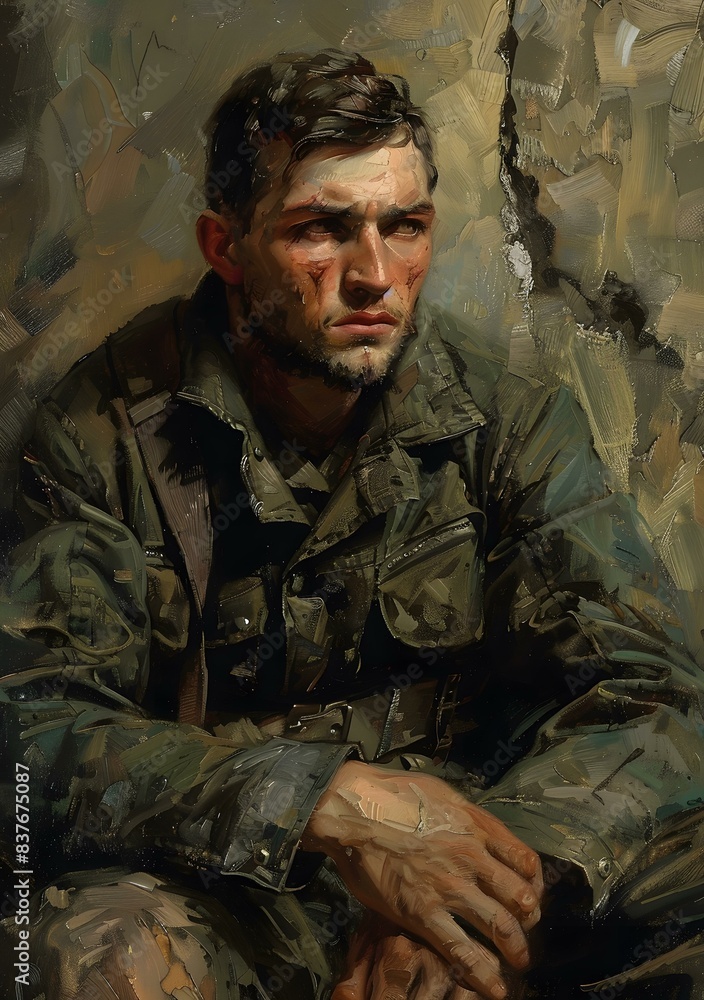 Portrait of a soldier Portrait of a soldier