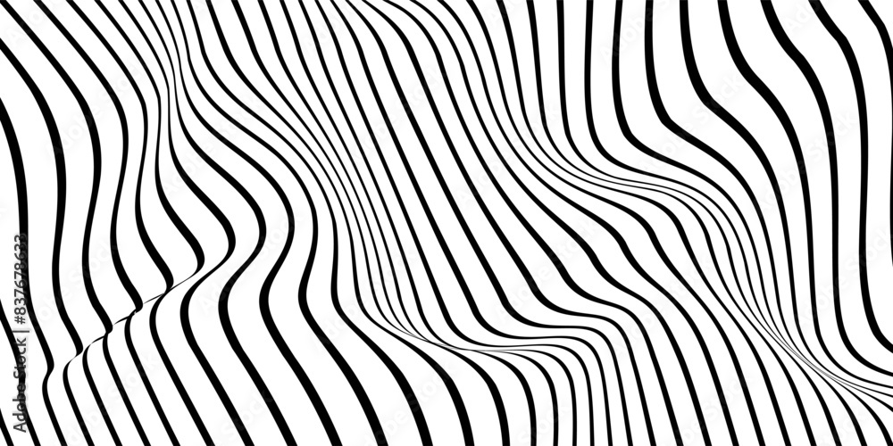 Black and white abstraction line background Black and white abstraction line background