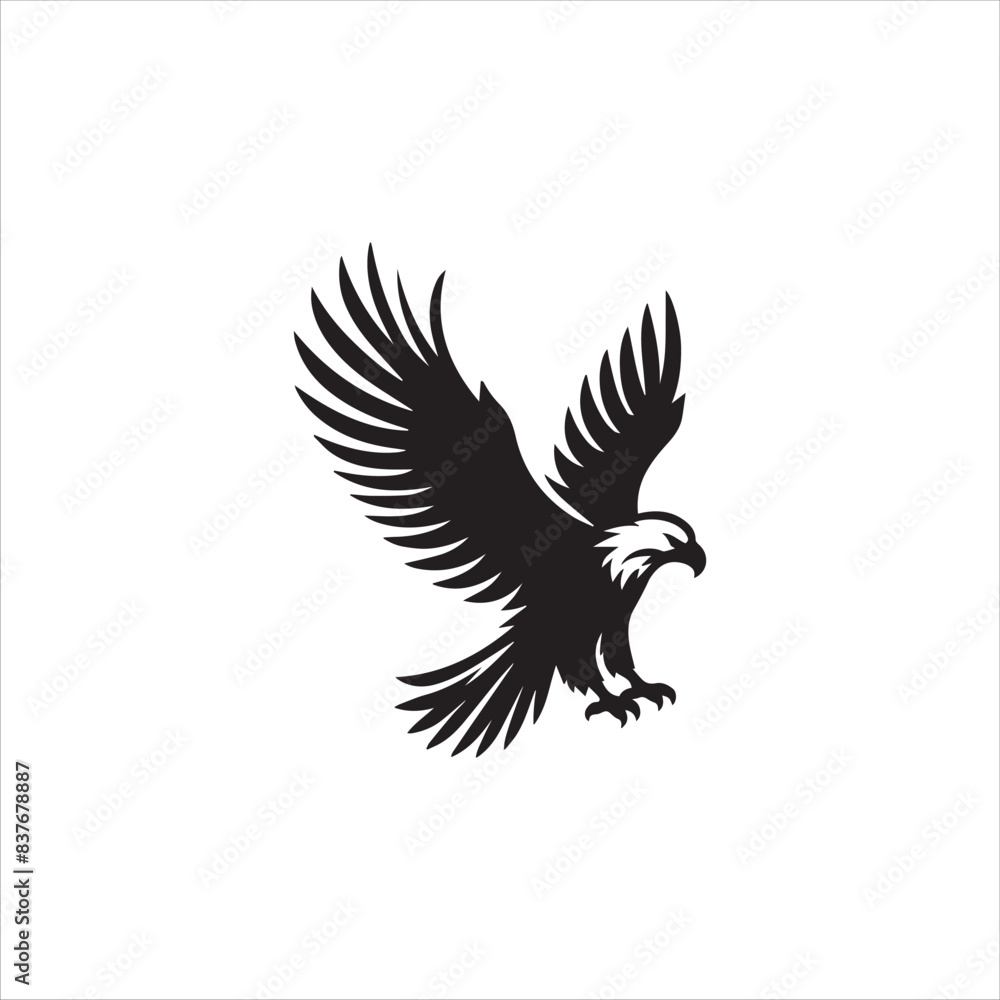 Eagles Vector Silhouette Eagles Vector Silhouette