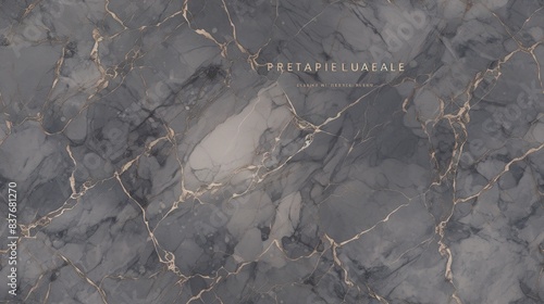 Close-Up Shot of Marble Texture Showcasing Intricate Veins and Subtle Color Variations, Perfect for an Elegant and Timeless Desktop Wallpaper Exuding Luxury and Sophistication