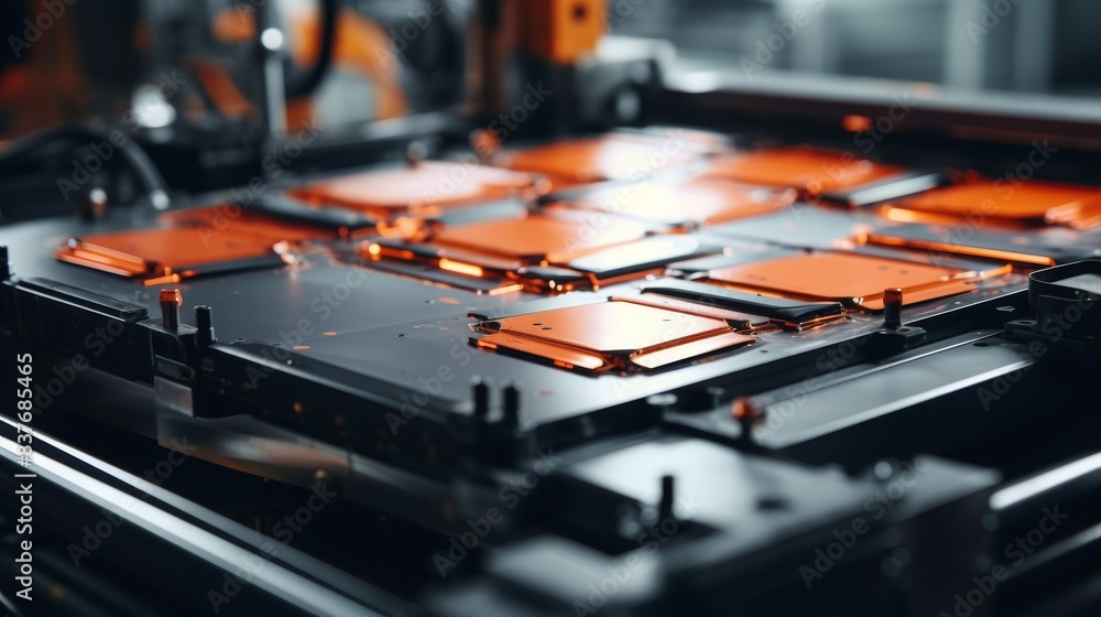 Detailed EV Battery Cell Production Line Generative AI Detailed EV Battery Cell Production Line Generative AI