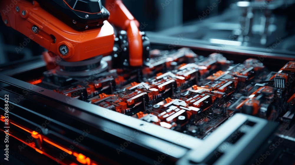 Precision Robotics in Electric Vehicle Battery Manufacturing Generative AI Precision Robotics in Electric Vehicle Battery Manufacturing Generative AI