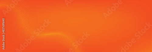 Abstract orange gradient background with waves. EPS10