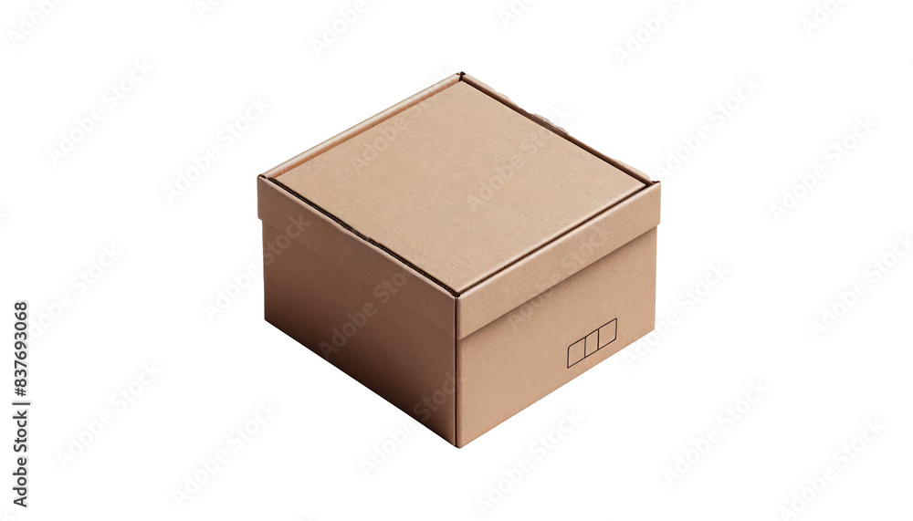 Cardboard box with lid on a transparent background. Premium PNG format. Ideal for use in e-commerce, packaging design, and delivery services promotions. Cardboard box with lid on a transparent background. Premium PNG format. Ideal for use in e-commerce, packaging design, and delivery services promotions.