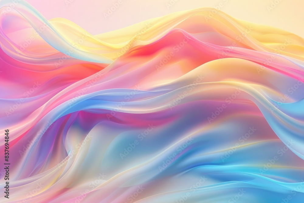 Abstract Wave Background Whit Pastel Colors Abstract Liquid Lines Whit Vibrant Colors Smooth Wallpaper - generative ai Abstract Wave Background Whit Pastel Colors Abstract Liquid Lines Whit Vibrant Colors Smooth Wallpaper - generative ai
