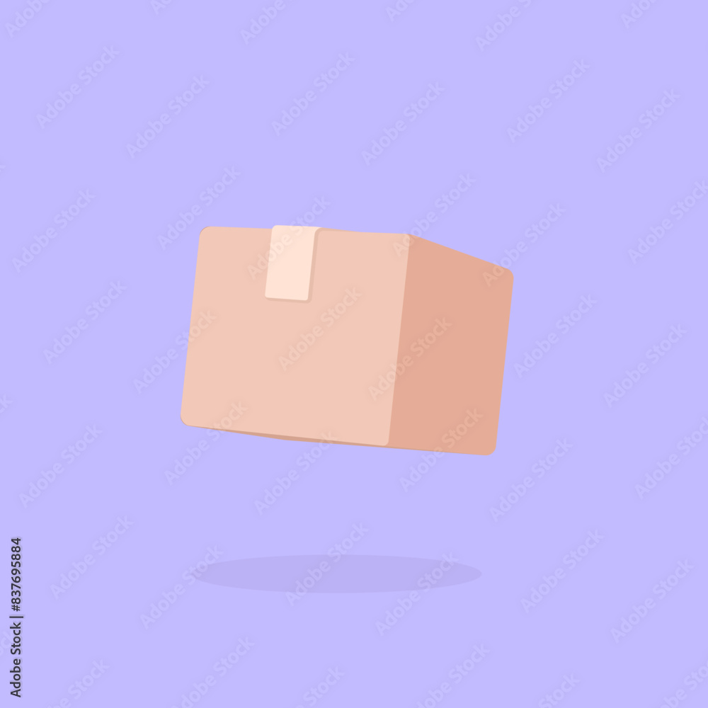 Flying box, business package shipping and Fast delivery concept. vector illustration
Flying box, business package shipping and Fast delivery concept. vector illustration