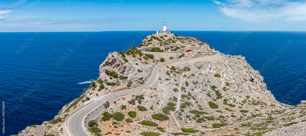 Far de Formentor lighthouse. Mallorca. Spain
