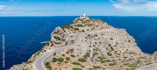 Obraz na płótnie Far de Formentor lighthouse. Mallorca. Spain w salonie
