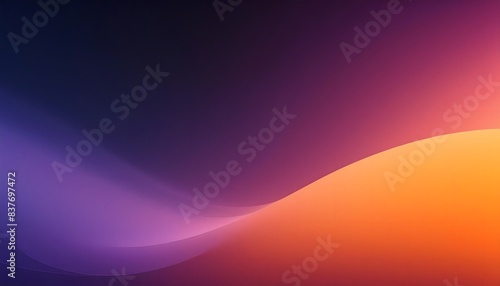 A grainy gradient background with dark blue, purple, orange, and black hues, featuring an abstract noisy texture. photo