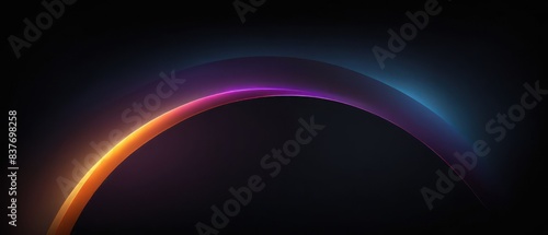 abstract neon glow light background illustration