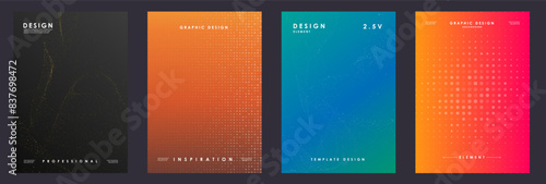 Collocation of minimal poster design. Grunge and texture template. Use of poster, card, magazine, other. 


