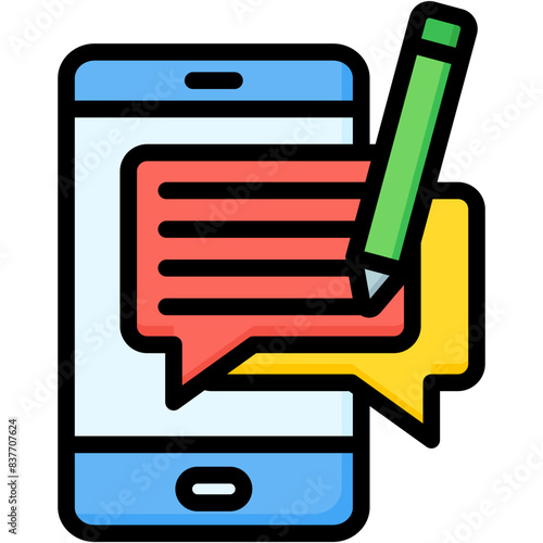 Speech Writing Icon