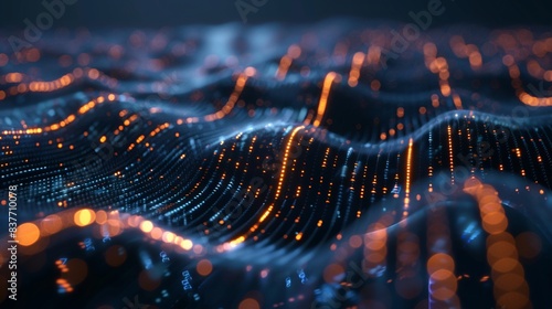 Future Technology Abstract Background Generation AI