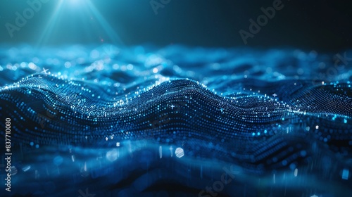 Future Technology Abstract Background Generation AI