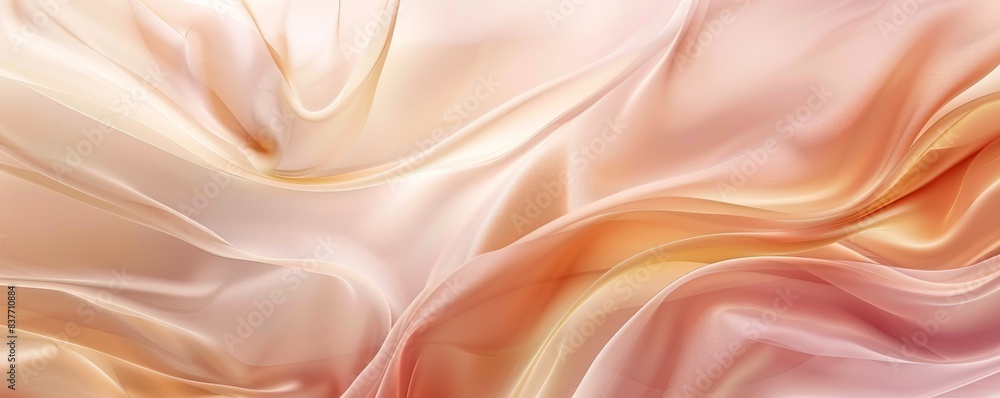 Fototapeta premium Abstract background with smooth shapes