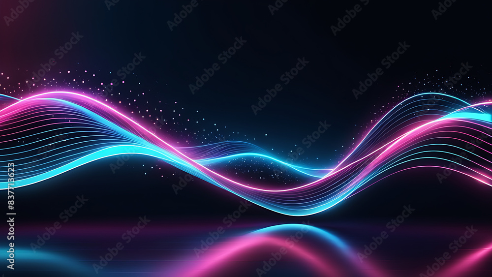 abstract background with glowing lines abstract background with glowing lines