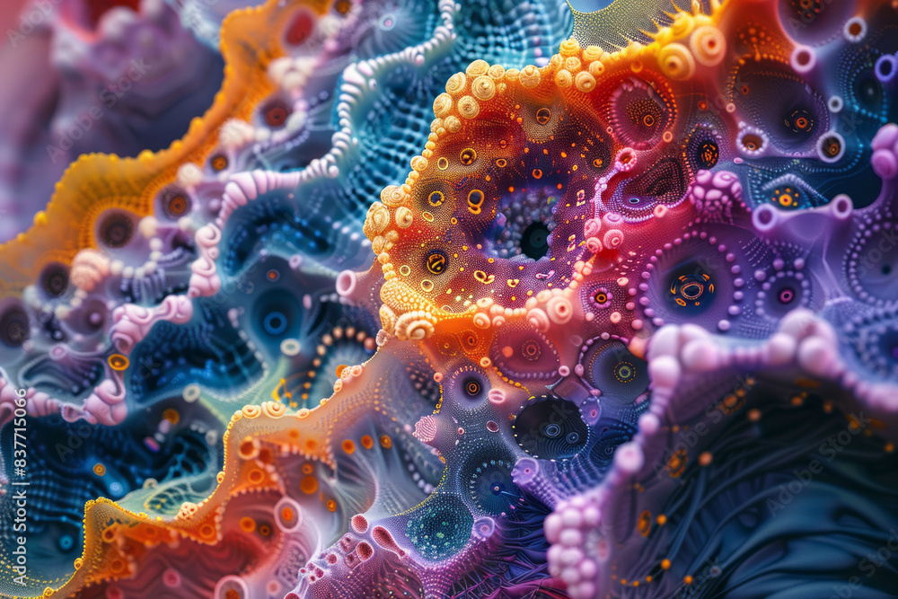 An abstract 3D pixel art design of a fractal pattern, with intricate details and bright colors, An abstract 3D pixel art design of a fractal pattern, with intricate details and bright colors,