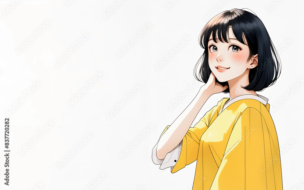 女性・女の子のイラスト素材 女性・女の子のイラスト素材