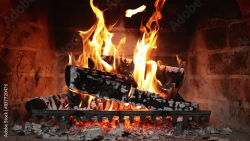 Fireplace 4k. Asmr sleep. Fireplace 4k. Asmr sleep. Fire place at home for relaxing evening