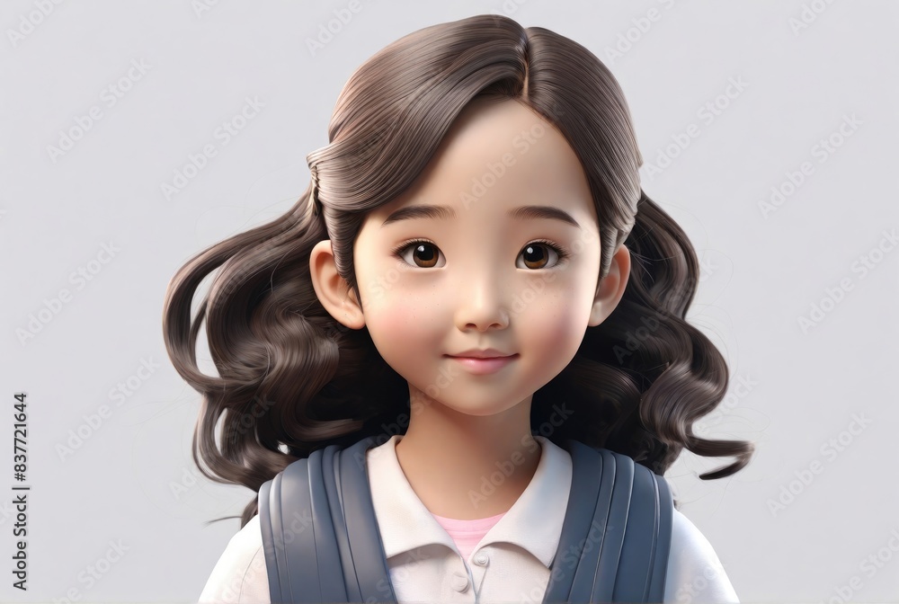 portrait of an asian girl student portrait of an asian girl student