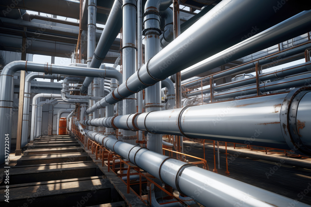 Complex Network of Industrial Pipelines Complex Network of Industrial Pipelines