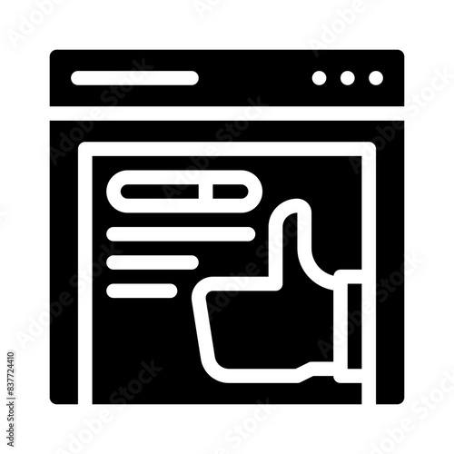 good glyph icon