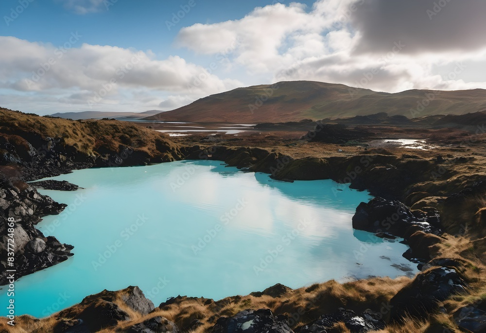 A view of the Blue Lagoon in North Wales A view of the Blue Lagoon in North Wales