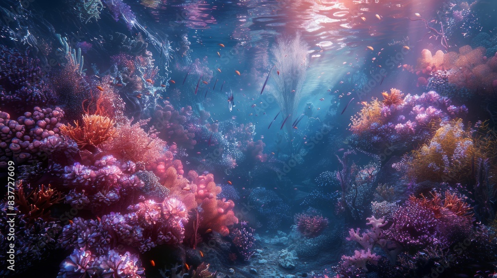 Obraz premium Underwater scenery