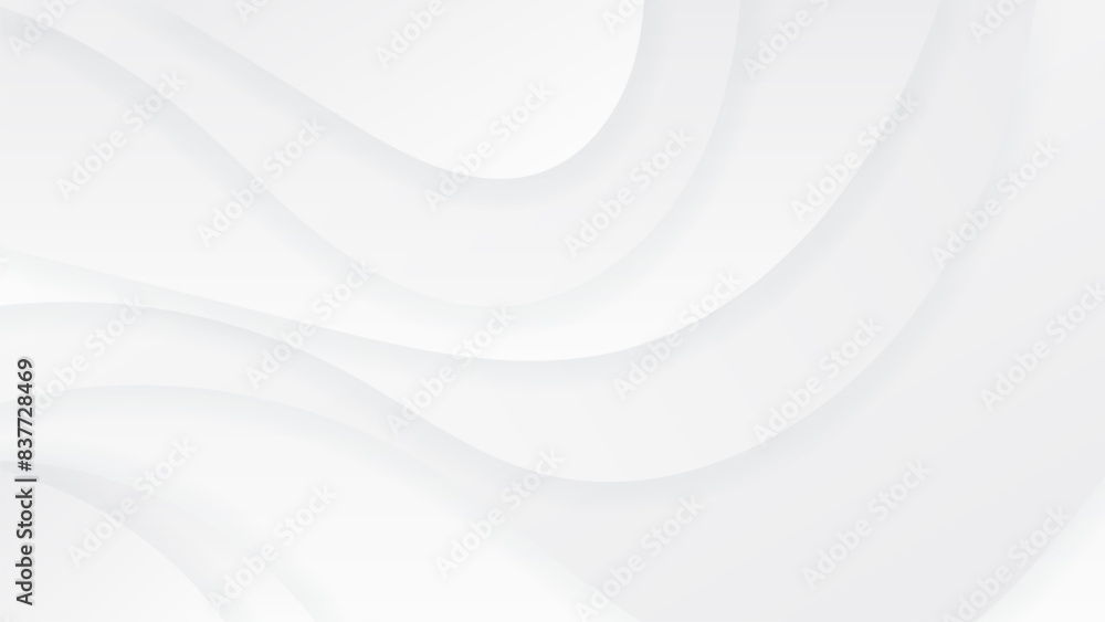 Obraz premium dynamic gradient white empty space vector abstract background 