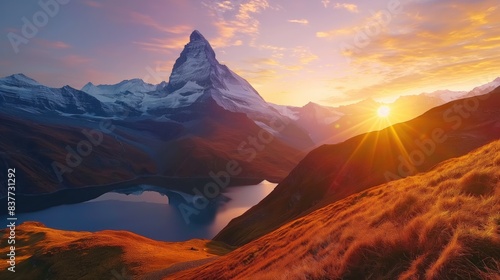 sunrise over the mountains © Nosheen