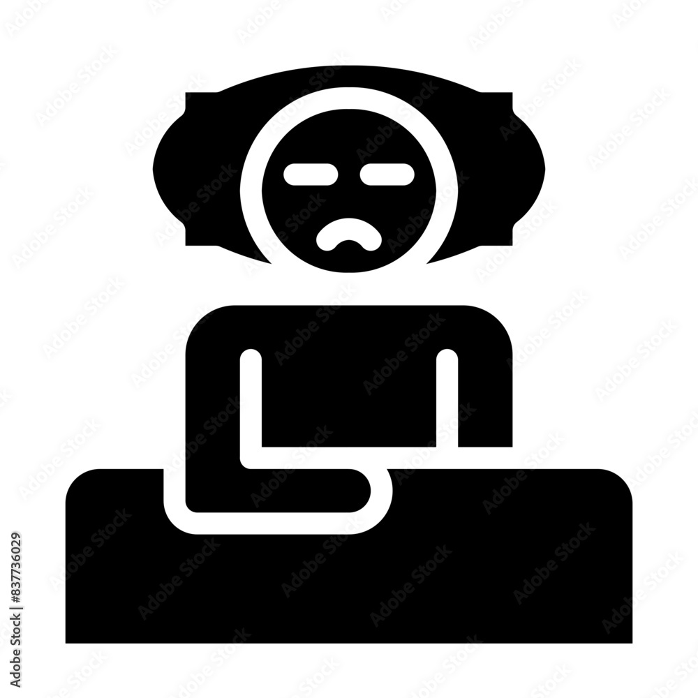 insomnia solid icon style insomnia solid icon style