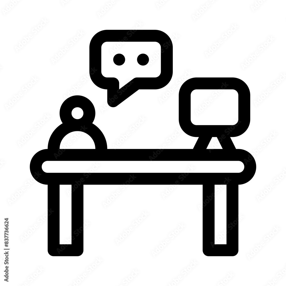 employee line icon employee line icon