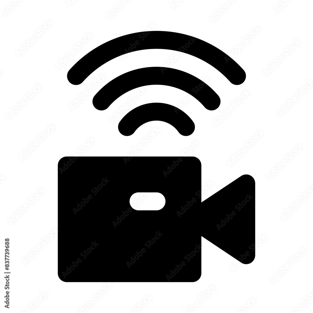 broadcast internet of things solid icon