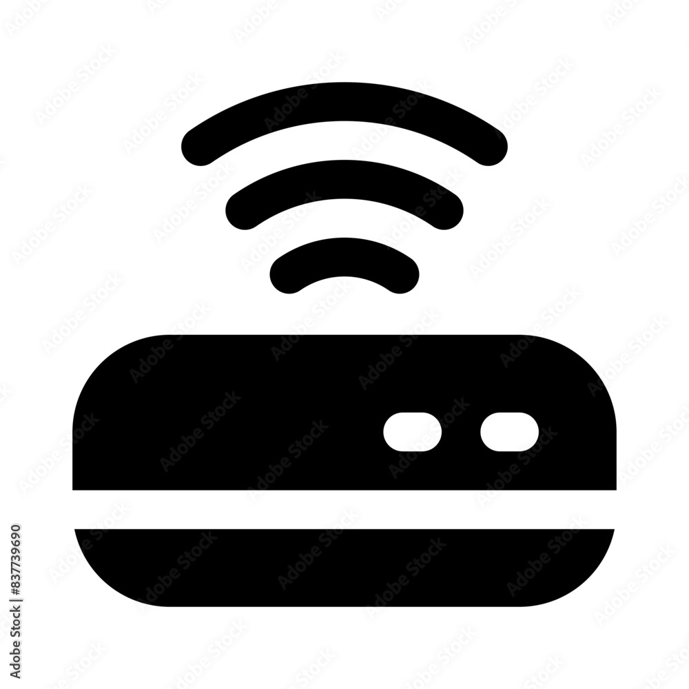 air conditioner internet of things solid icon air conditioner internet of things solid icon