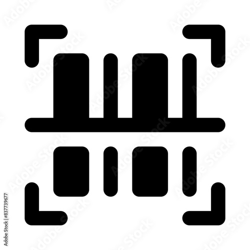 scan barcode internet of things solid icon