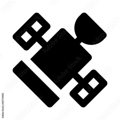 satelite internet of things solid icon