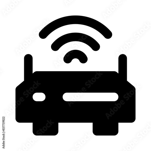 router internet of things solid icon