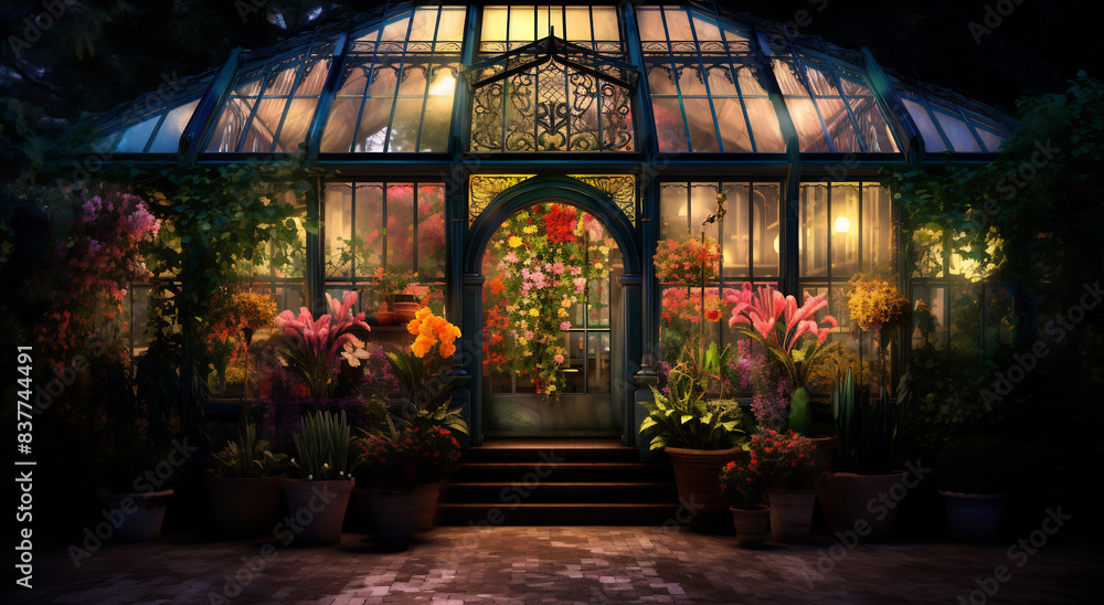 Enchanted Nighttime Conservatory Enchanted Nighttime Conservatory