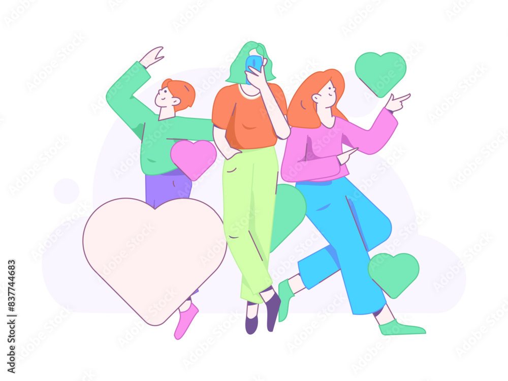 3.12 International Women's Day professional women flat character vector concept operation hand drawn illustration
3.12 International Women's Day professional women flat character vector concept operation hand drawn illustration