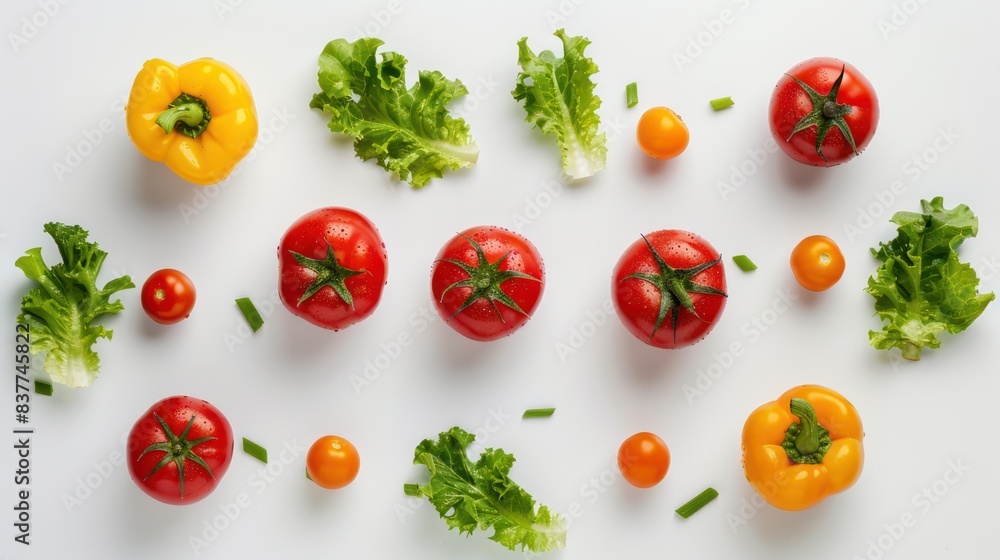 Fresh vegetables on a white background. Composition of Vegetarian Nutrition Vitamins Healthy Lifestyle Fresh vegetables on a white background. Composition of Vegetarian Nutrition Vitamins Healthy Lifestyle