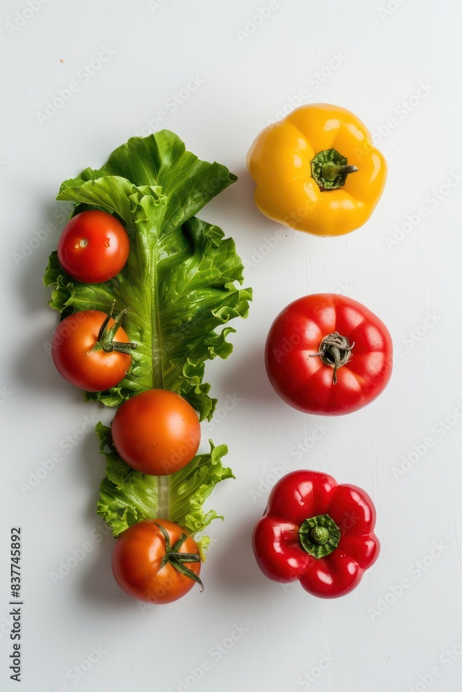Fresh vegetables on a white background. Composition of Vegetarian Nutrition Vitamins Healthy Lifestyle Fresh vegetables on a white background. Composition of Vegetarian Nutrition Vitamins Healthy Lifestyle