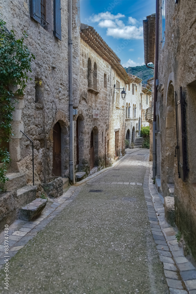 Saint-Guilhem-le-Desert, the village Saint-Guilhem-le-Desert, the village