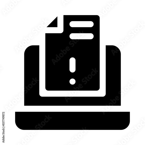 blackmail glyph icon